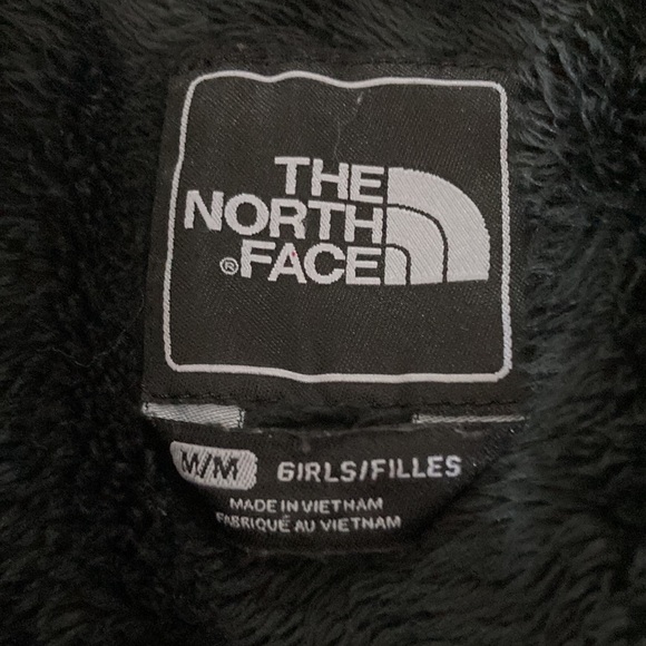 The North Face Plush Warm Polyester Lining Black Jacket Girls Size M/M - Picture 8 of 9